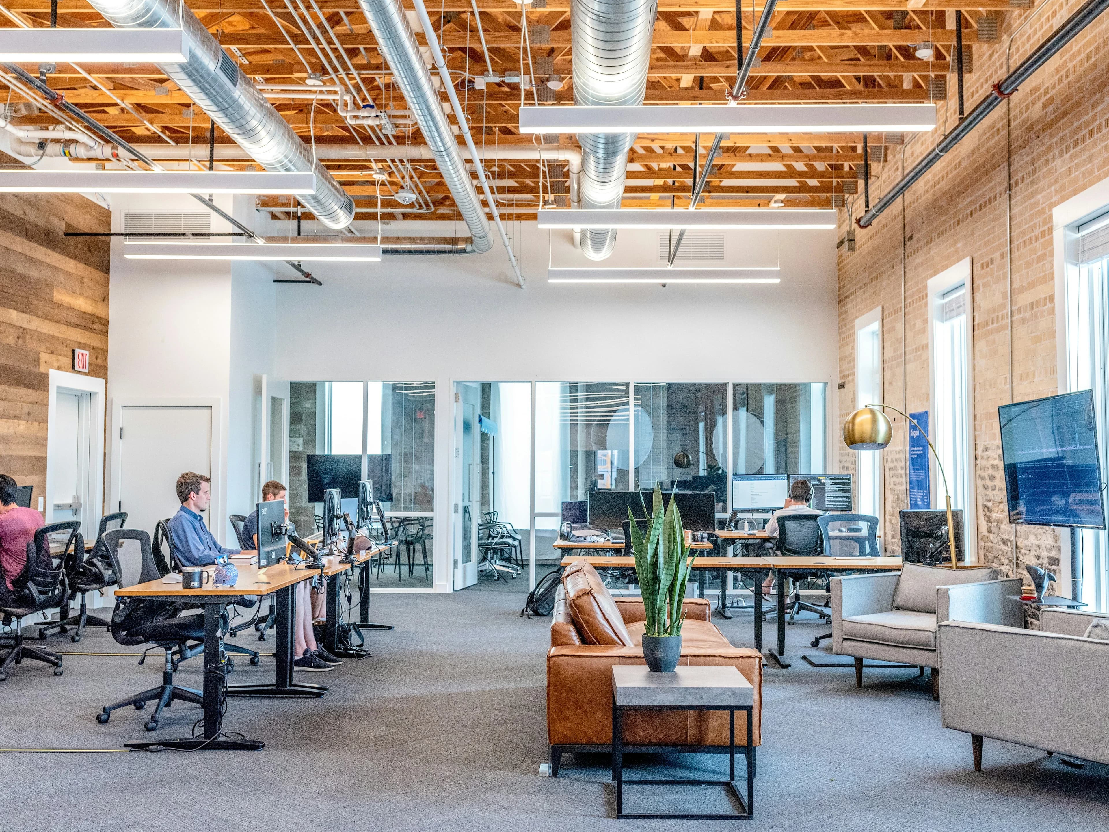 Founder planning business strategy at a modern workspace